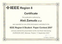2007 IEEE R8 SPC best papers 