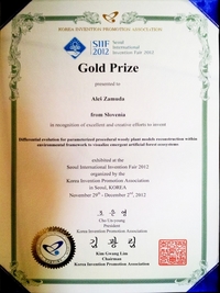 2012 SIIF invention Seoul South Korea GOLD 