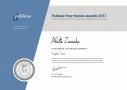 Publons peer review awards 2017